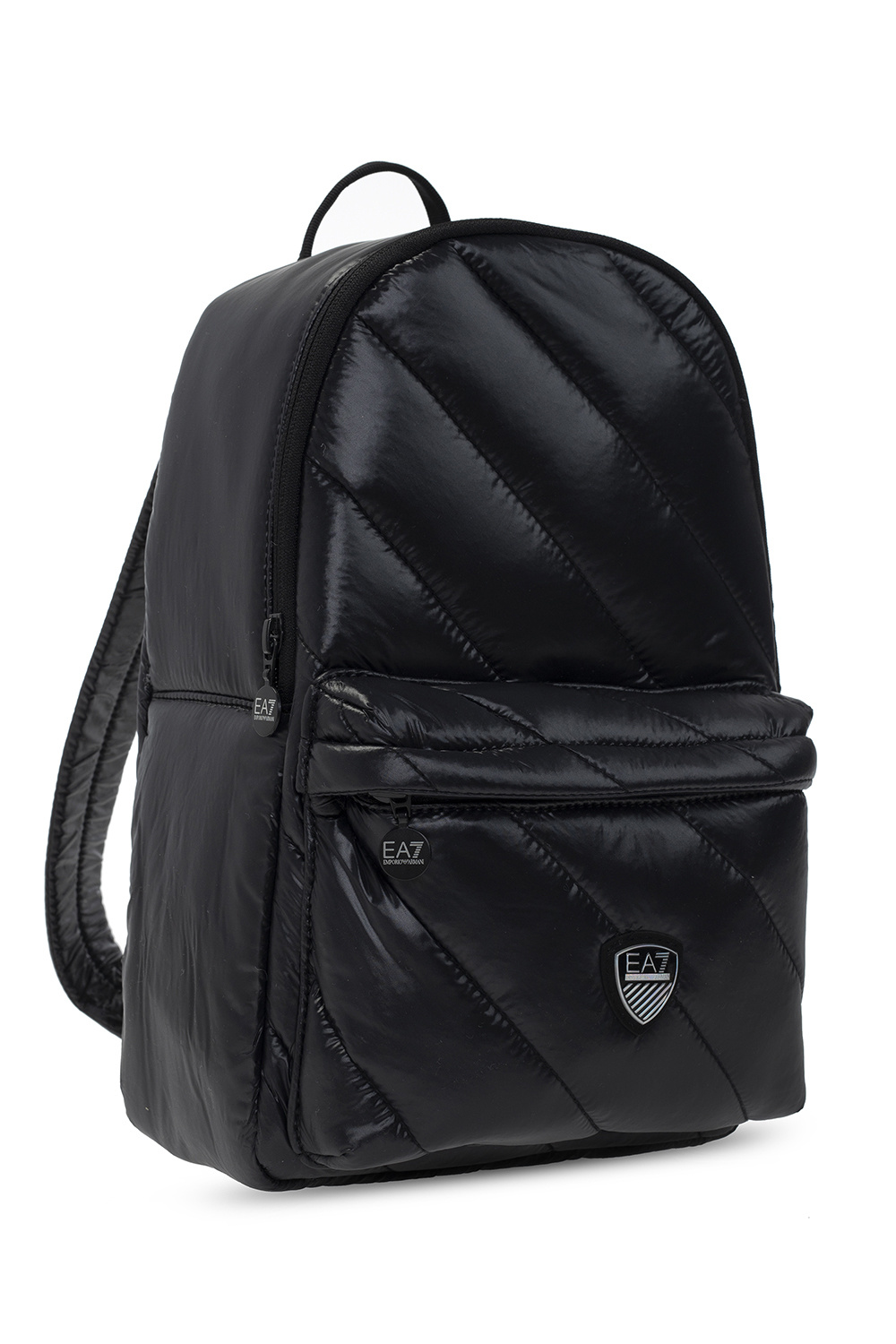 Black Backpack with logo EA7 Emporio Armani SchaferandweinerShops Germany Armani jeans